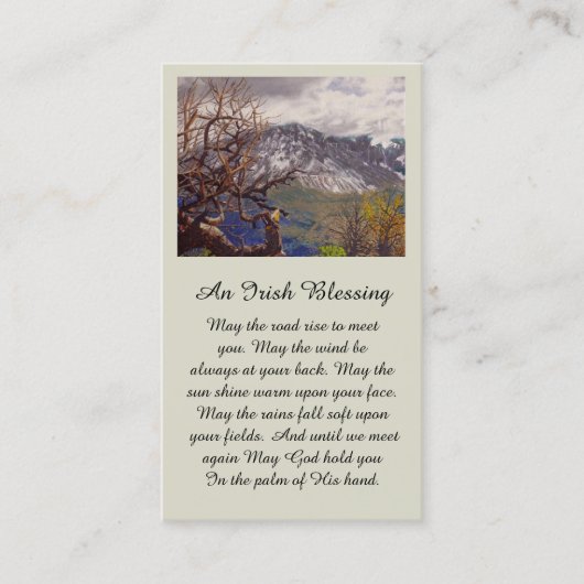 Schöne Porcupine Rim Sympathy Card Visitenkarte (Vorderseite)