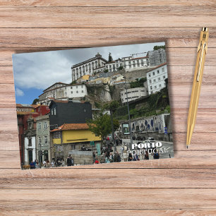 Schöne Porto Portugal Fotografie, Individuelle Rei Feiertagspostkarte