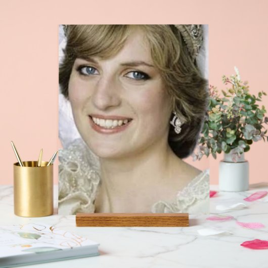 Schöne Porträt-Wandkunstposter Acrylschild (Hochzeit)