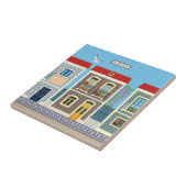 Schöne portugiesische Häuser mit Fliesen oder Azul (Seite)