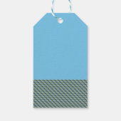 Schöne portugiesische Häuser mit Fliesen oder Azul Geschenkanhänger (Rückseite)