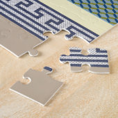 Schöne portugiesische Häuser mit Fliesen oder Azul Puzzle (Seite)