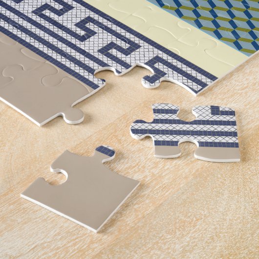 Schöne portugiesische Häuser mit Fliesen oder Azul Puzzle (Seite)