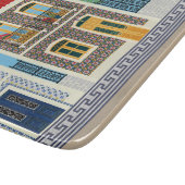 Schöne portugiesische Häuser mit Fliesen oder Azul Schneidebrett (Ecke)