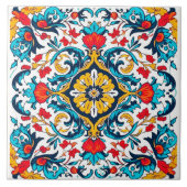 Schöne portugiesische Keramik Tile. Fliese (Vorderseite)