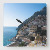 Schöne Positano 1 Quadratische Wanduhr (Vorderseite)