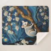 Schöne Possum in der Sternennacht Sherpadecke (Vorderseite (Horizontal))