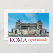 Schöne Postkarte aus Rom (Vorne/Hinten)