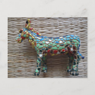 Schöne Postkarte "Esel"
