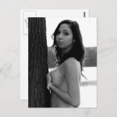 Schöne Postkarte für das B&W-Fotografieren im Frei (Vorne/Hinten)