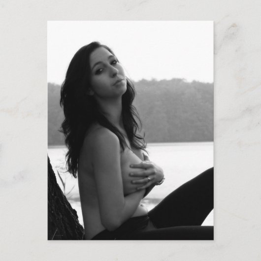 Schöne Postkarte für das B&W-Fotografieren im Frei (Vorderseite)