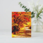 Schöne Postkarte für den Herbsttag (Stehend Vorderseite)