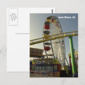 Schöne Postkarte Santa Monica! (Vorne/Hinten)