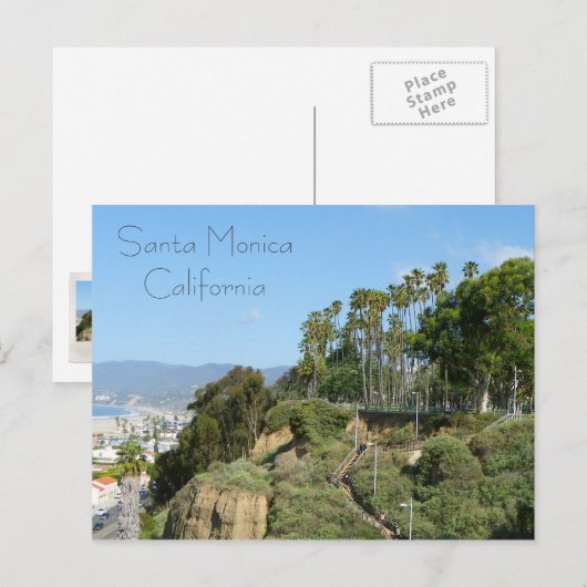 Schöne Postkarte Santa Monica! (Vorne/Hinten)