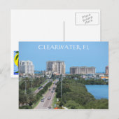 Schöne Postkarte von Clearwater, Florida (Vorne/Hinten)