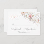Schöne, prächtige, elegante Response Card RVSP RSVP Karte (Vorne/Hinten)