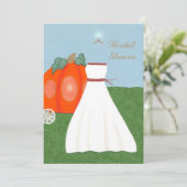 Schöne Princess Bridal Dusche Einladungen (Stehend Vorderseite)