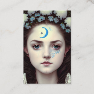 Schöne Princess Graphic Visitenkarte