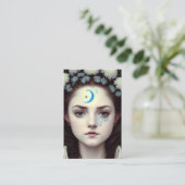 Schöne Princess Graphic Visitenkarte (Stehend Vorderseite)