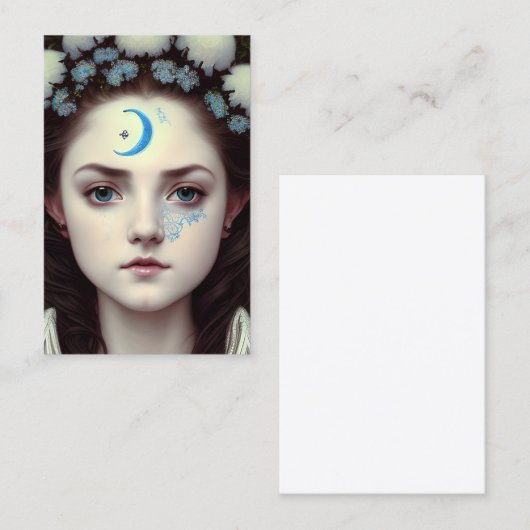 Schöne Princess Graphic Visitenkarte (Vorne/Hinten)