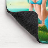 Schöne Prinzessin - Fantasiefrau Mousepad (Ecke)