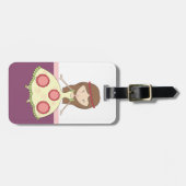 Schöne Prinzessin Gepäckanhänger (Vorderseite horizontal)