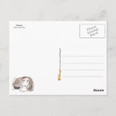 Schöne Prinzessin Postkarte (Rückseite)