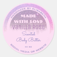 Schöne Produktmarken Rosa und Lila Glitzer Regen