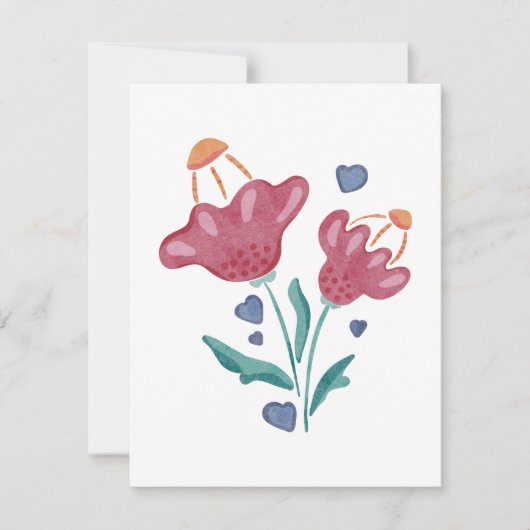 Schöne psychedelische Blume (Vorderseite)