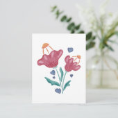 Schöne psychedelische Blume (Stehend Vorderseite)