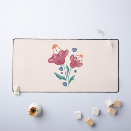 Schöne psychedelische Blume Schreibtischunterlage