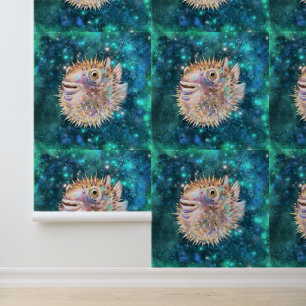 Schöne Puffer Fisch Tapete