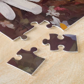 Schöne Puffin auf dem Platz Daisy Puzzle (Seite)