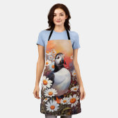 Schöne Puffin auf dem Platz Daisy Schürze (Getragen)