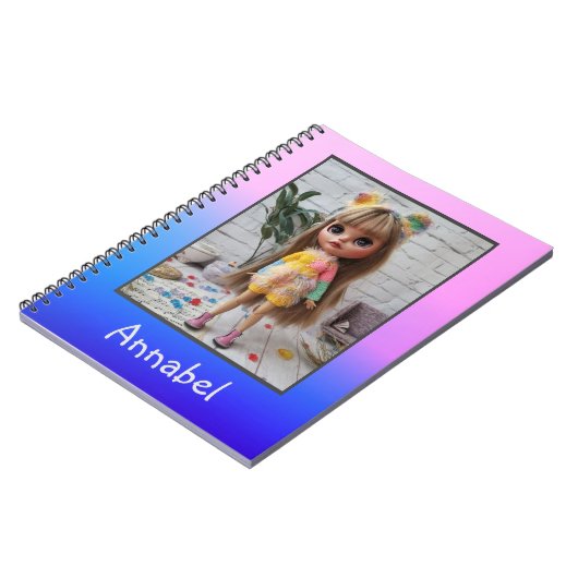 Schöne Puppe Blythe Big eyes fantasievollen Spaß Notizblock (Linke Seite)