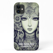 schöne Puppensymbol, Schwarz-weiß