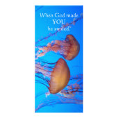 Schöne Qualle Bibel Verse Rack Card Werbekarte (Hinten)
