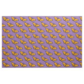 Schöne Queen Butterfets Muster Orange Lila Stoff (Fat Quarter (45,7 x 55,9 cm))