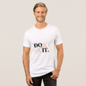 Schöne Quit-Gestaltung  Tri-Blend Shirt (Vorderseite voll)