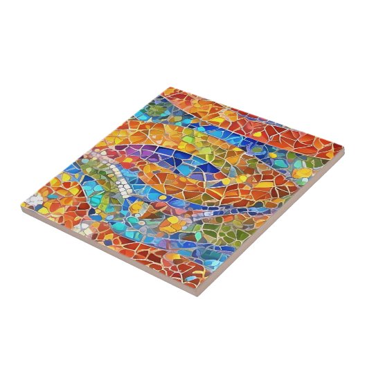 Schöne Rainbow-Abstrakte Imitate Mosaikkunst Fliese (Seite)