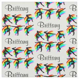 SCHÖNE RAINBOW GYMNASTICS FABRIK STOFF