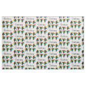 SCHÖNE RAINBOW GYMNASTICS FABRIK STOFF (Fat Quarter (45,7 x 55,9 cm))