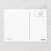 Schöne Rainbow Rose Postkarte (Rückseite)