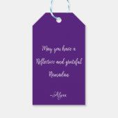 Schöne Ramadan Mubarak Geschenketiketten Geschenkanhänger (Rückseite)