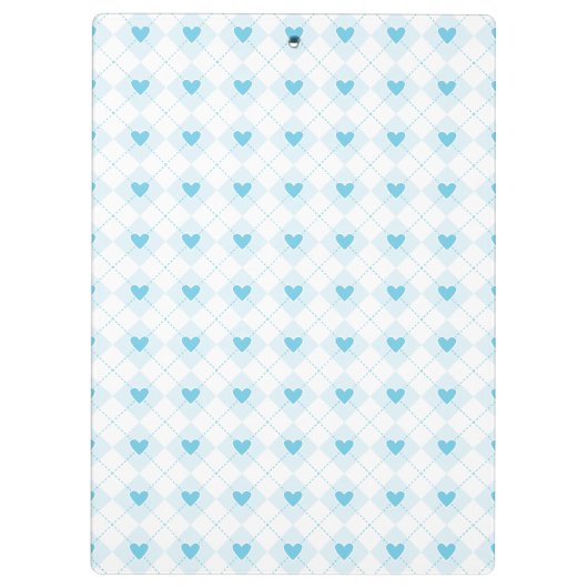 Schöne Raute Klemmbrett (Rückseite)