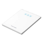 Schöne Raute Notizblock (Rotiert)