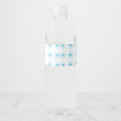 Schöne Raute Wasserflaschenetikett (Rückseite)