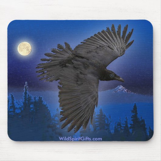 SCHÖNE RAVEN & Moon Mousepad (Vorne)