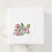 Schöne, realistische Rose. Geschenkanhänger (Beispiel)