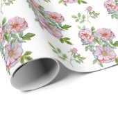 Schöne, realistische Rose. Geschenkpapier (Rolleneckpunkt)